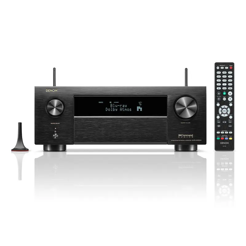 Denon AVR-X4800H 9.4 Channel 8K Home Theater Receiver with Dolby Atmos/DTS:X & HEOS Built-In