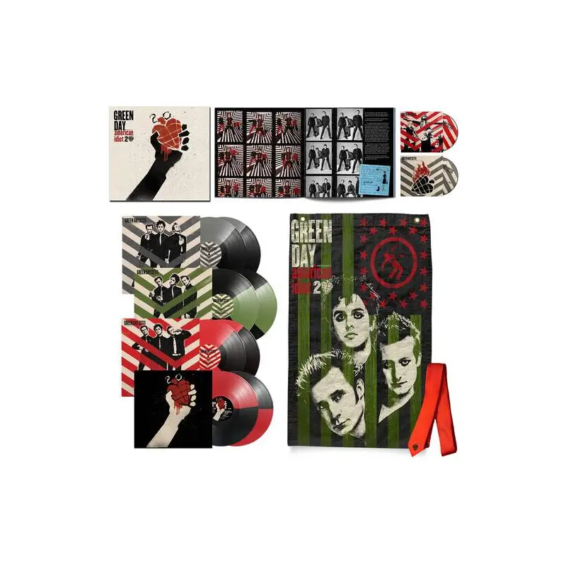 American Idiot (20th Anniversary Deluxe Edition) [Split-Color 8LP + 2 Blu-ray] - Anniversary Edition Vinyl LP