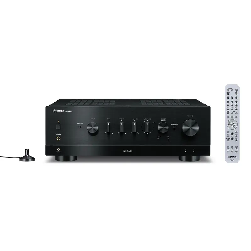Yamaha R-N1000A Stereo Network Receiver with HDMI ARC, Bluetooth, Wi-Fi, and MusicCast (Black)