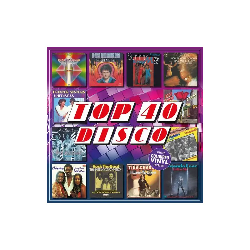 Top 40 Disco / Various - 140-Gram Colored Vinyl - Vinyl LP 140 Gram