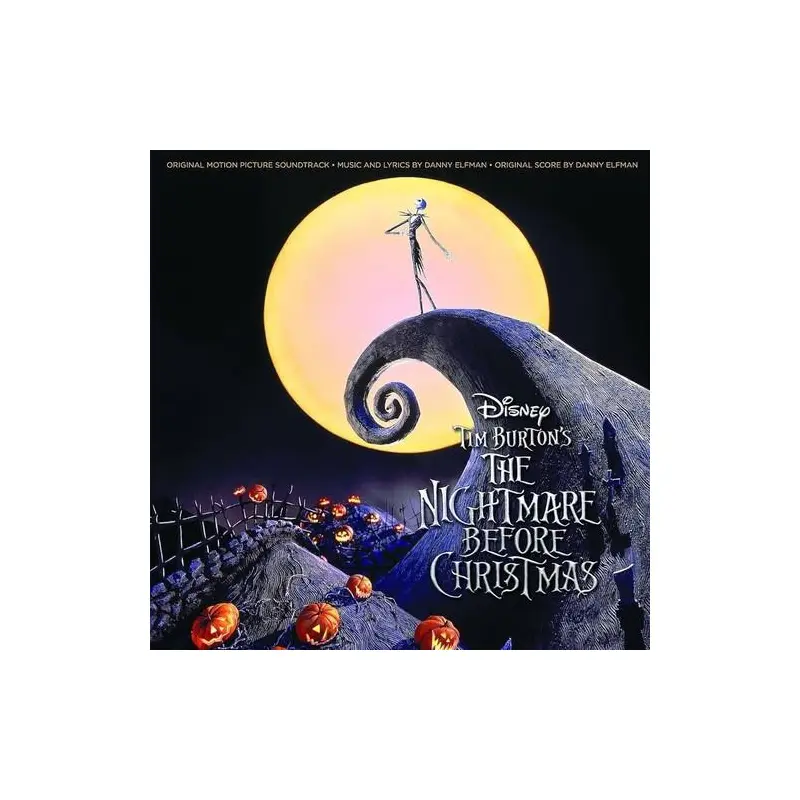 The Nightmare Before Christmas (Original Soundtrack) - Bone White & Aqua Colored Vinyl - Vinyl LP (White/Aqua)