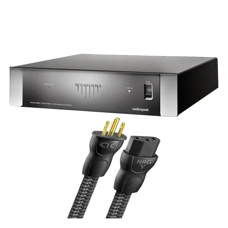 AudioQuest Niagara 3000 Low-Z Power Noise Dissipation System with AudioQuest NRG-Y3 1.0m Low-Distortion 3-Pole AC Power Cable