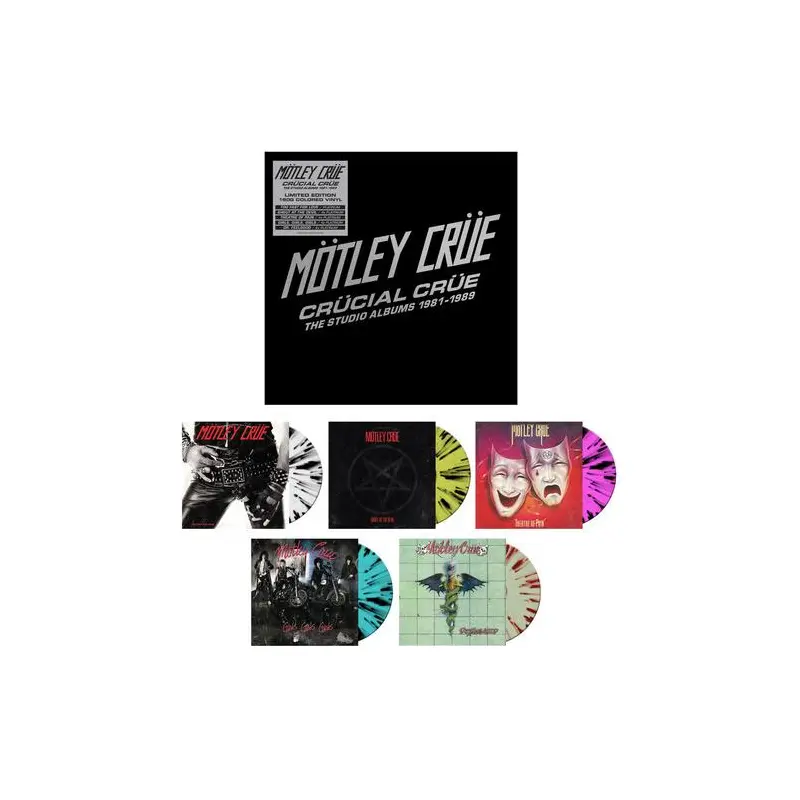 Crucial Crue: The Studio Albums 1981-1989 - Limited Edition Vinyl LP