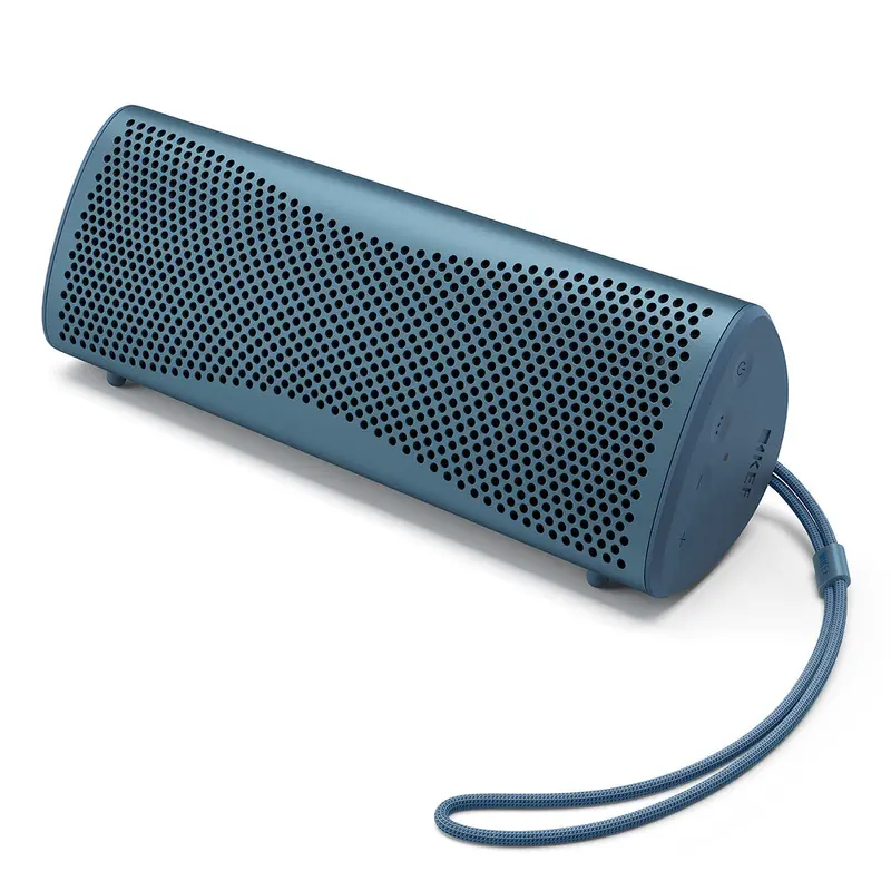 KEF Muo Portable Bluetooth Speaker (Blue Aura)