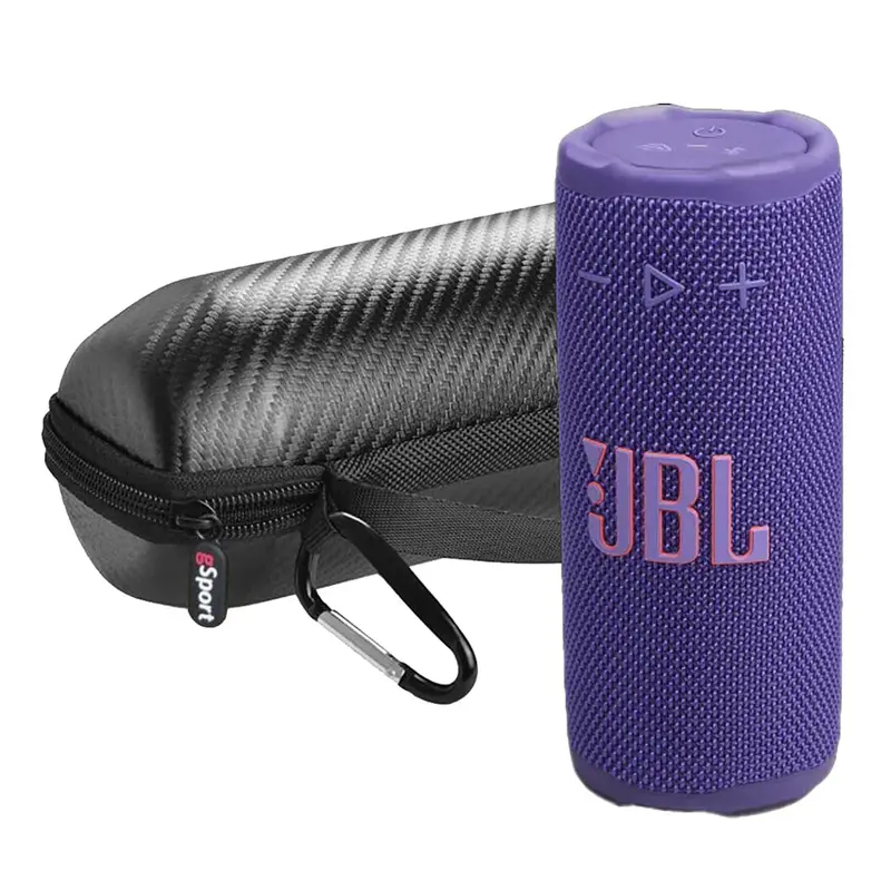 JBL Grip Compact Portable Bluetooth Speaker Bundle with gSport Case (Purple)