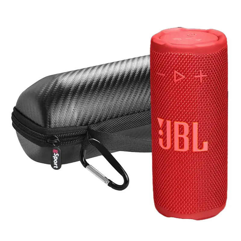 JBL Grip Compact Portable Bluetooth Speaker Bundle with gSport Case (Red)