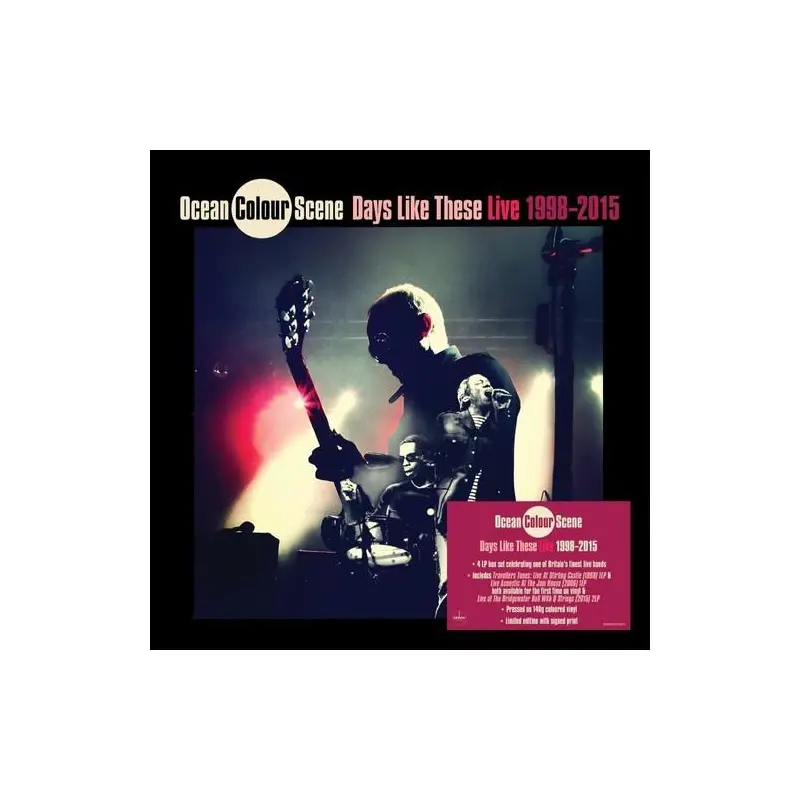 Days Like These: Live 1998-2015 - Limited Autographed 4LP Boxset - Vinyl LP