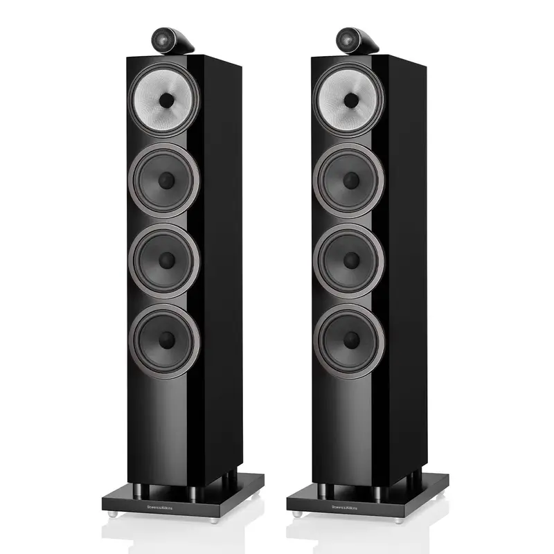 Bowers & Wilkins 702 S3 3-Way Floorstanding Speaker - Pair (Gloss Black)