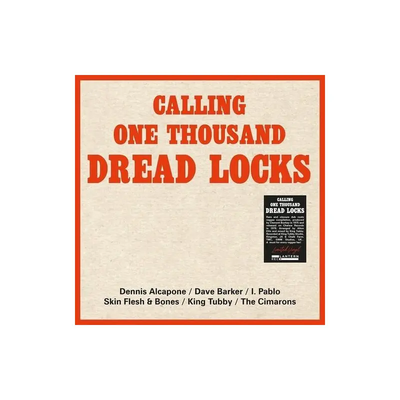 Calling One Thousand Dread Locks - Vinyl LP