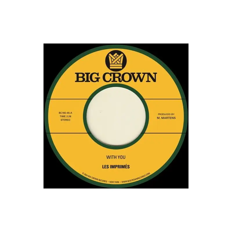 With You B/W Only Love - 7-Inch Single