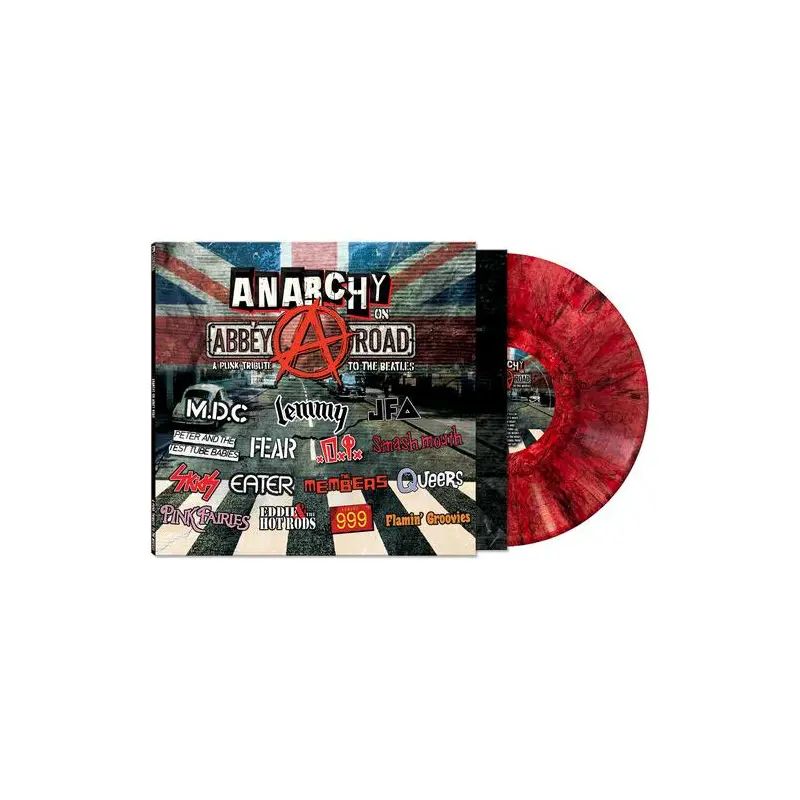Anarchy On Abbey Road - A Punk Tribute To The Beatles (Var Artists) - Limited Edition Vinyl LP (Red)