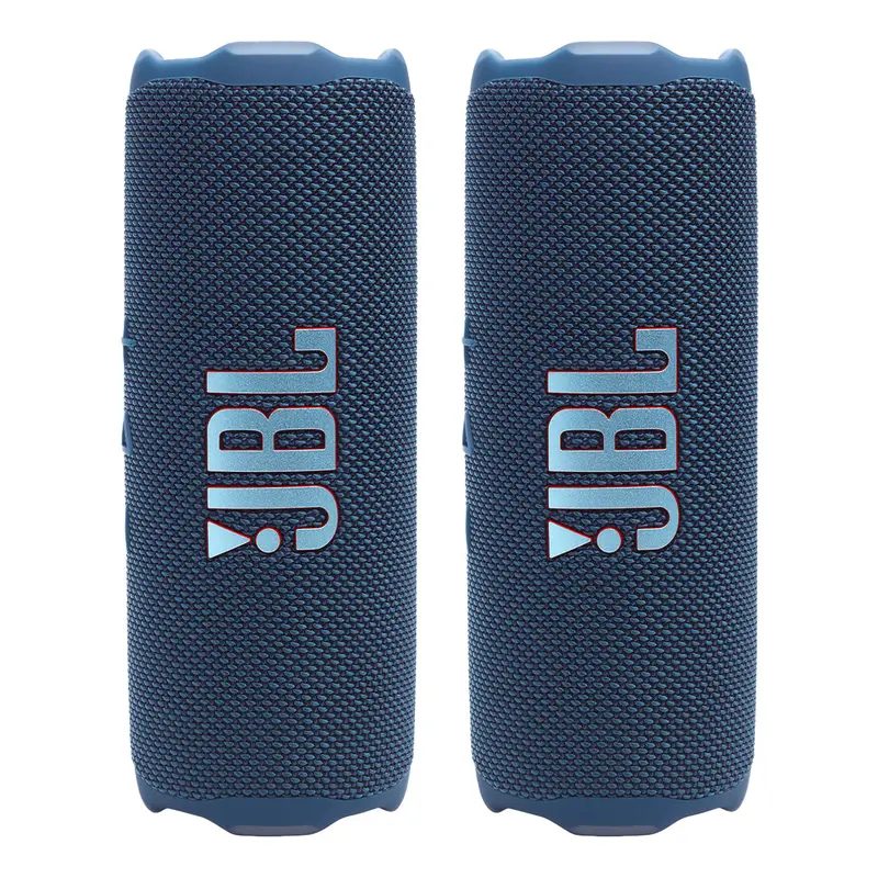 JBL Flip 7 Waterproof Portable Speaker Bundle - Pair (Blue)