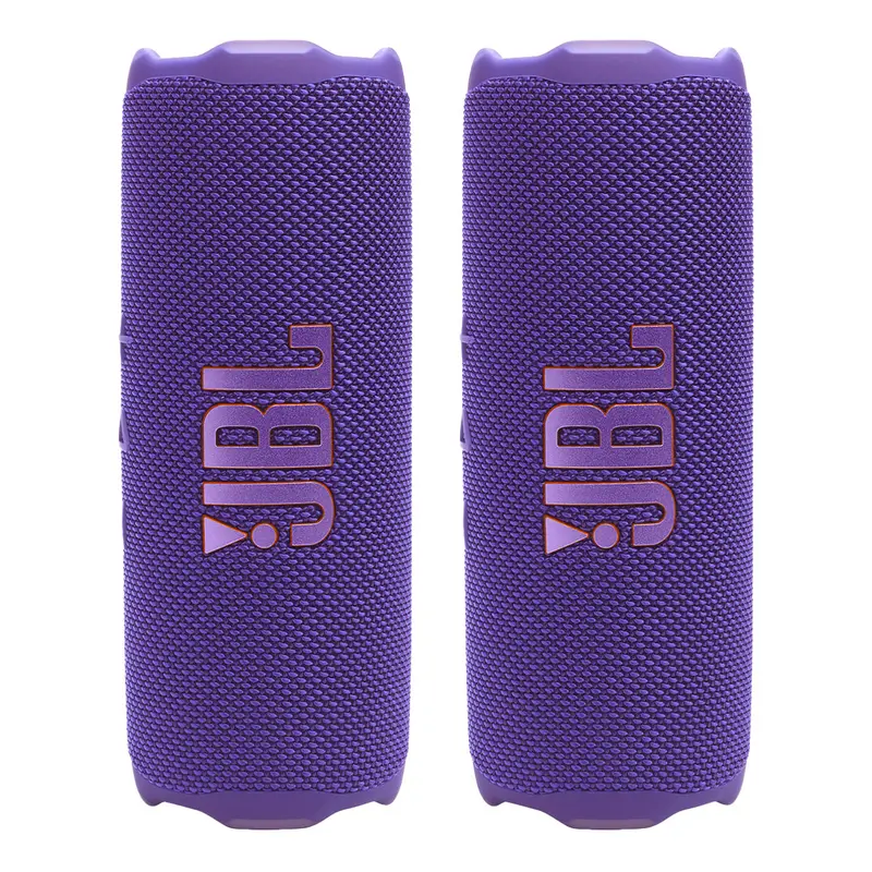 JBL Flip 7 Waterproof Portable Speaker Bundle - Pair (Purple)