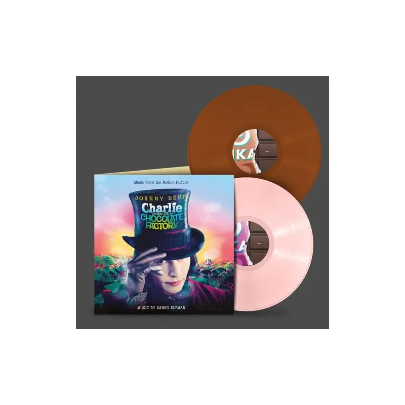 Charlie & The Chocolate Factory (Original Soundtrack) - Marshmallow Pink & Chocolate Brown Vinyl - Vinyl LP (Pink/Brown)