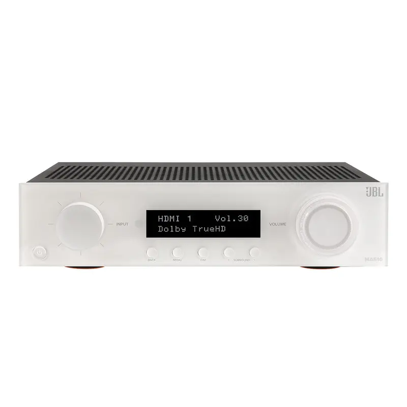 JBL MA510 5.2-Channel 8K Receiver (White)