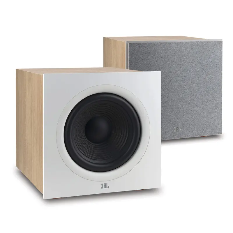 JBL Stage 2 200P 300 Watt 10 Inch Powered Subwoofer - Pair (Latte)