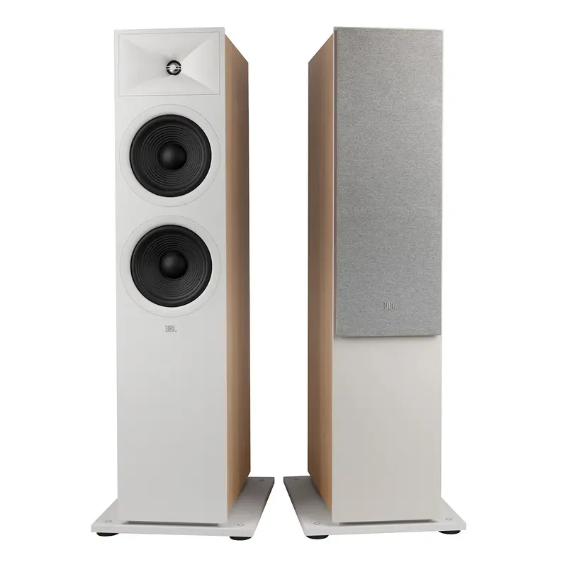 JBL Stage 280F Dual 8-Inch Floorstanding Speaker - Pair (White)