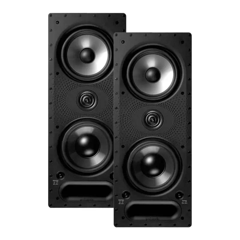 Polk Audio 265-LS Vanishing In Wall 3 Way Speakers (Pair)