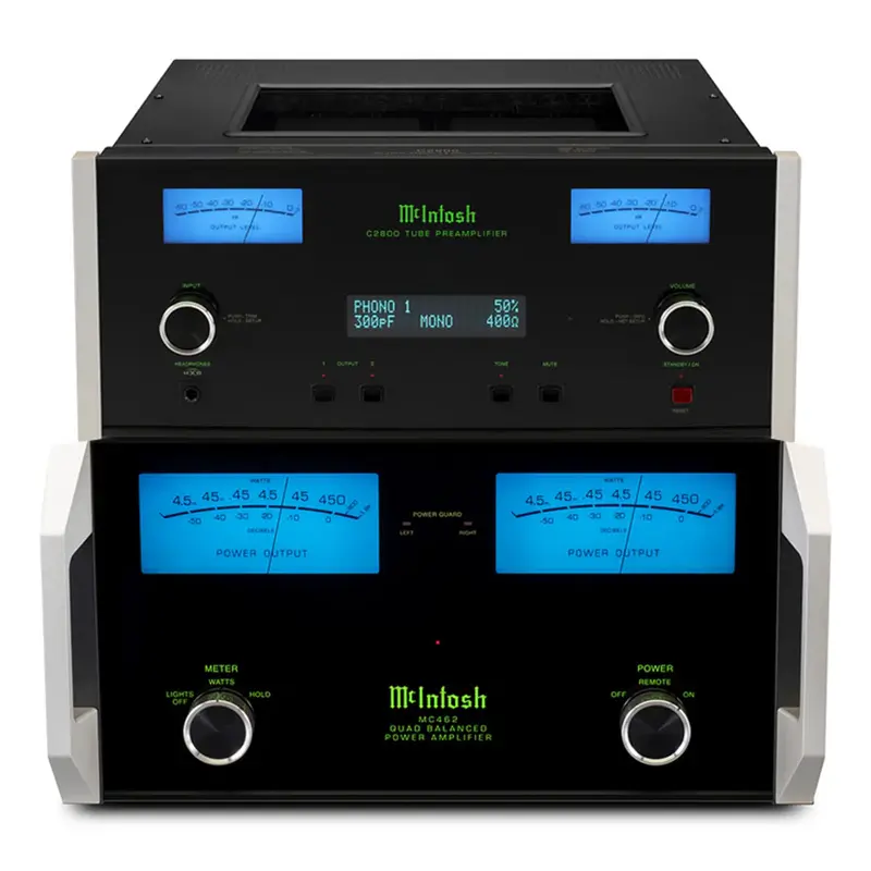 McIntosh C2800 Tube Preamplifier & MC462 2 Channel Amplifier Bundle