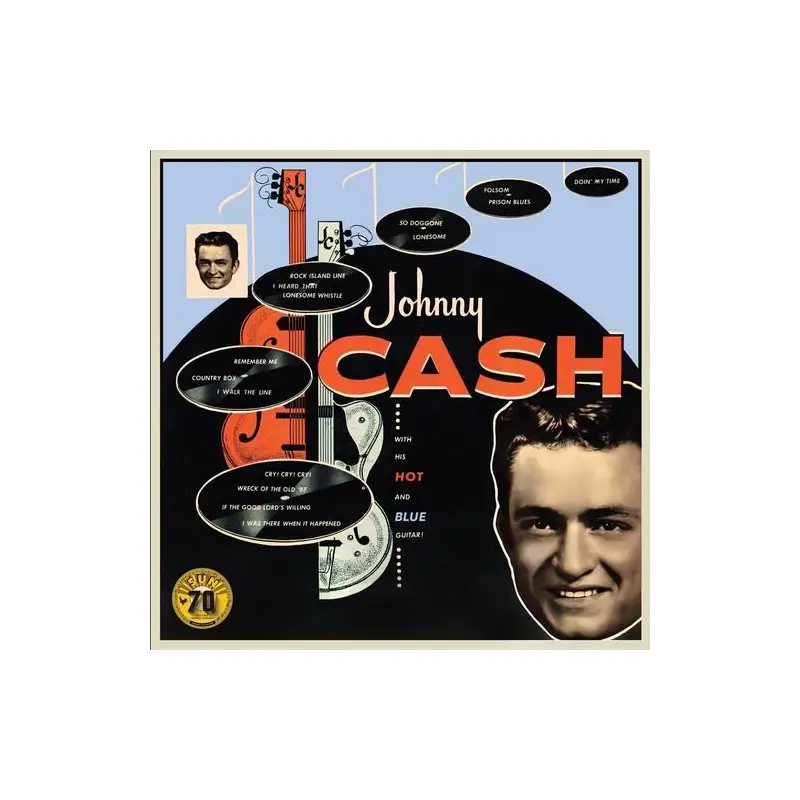 With His Hot And Blue Guitar (Sun Records 70th Anniversary) - Anniversary Edition Vinyl LP