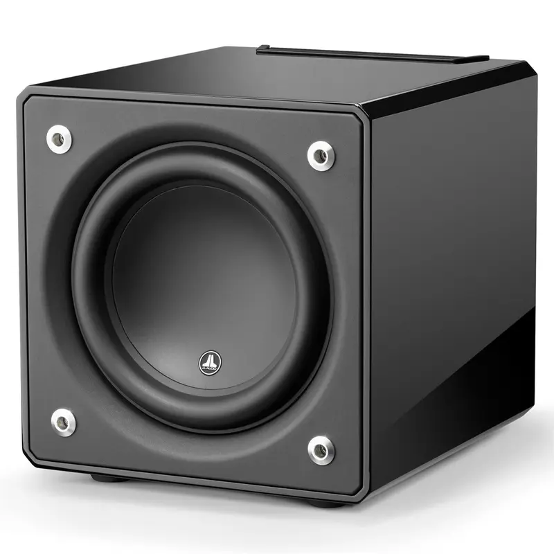 JL Audio E110 E-Sub 10-inch 1200W Powered Subwoofer - Each (Black Gloss)