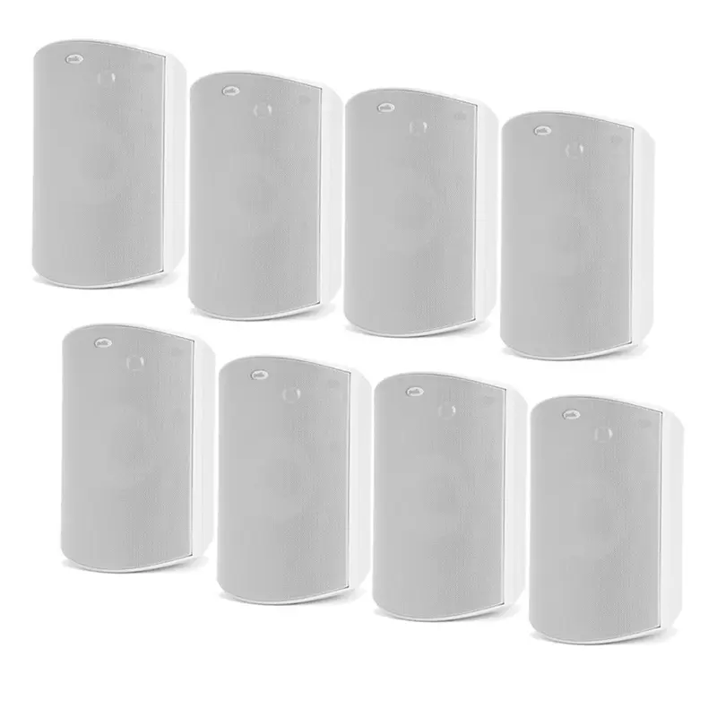 Polk Audio Atrium 8 All Weather Outdoor Loudspeakers - 8 Pack (White)