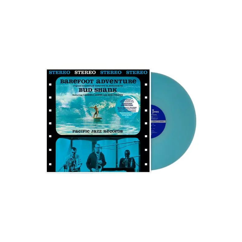 Barefoot Adventure - Seaglass Agua - Limited Edition Vinyl LP 180 Gram (Blue)