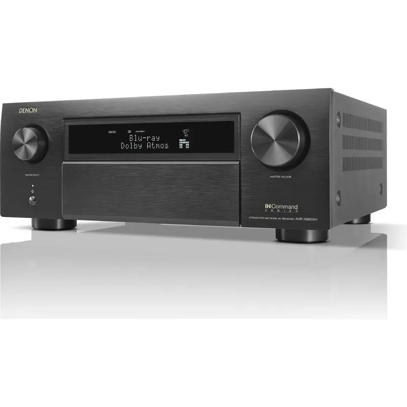 Denon AVR-X6800H 11.4 Channel 8K A/V Receiver with 3D Audio and Dirac Live Support Open Box