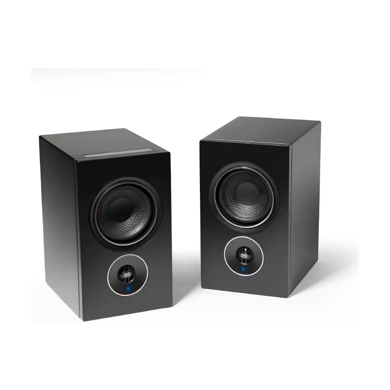 PSB Alpha iQ Streaming Powered Bookshelf Speakers with BluOS Open Box (Pair)