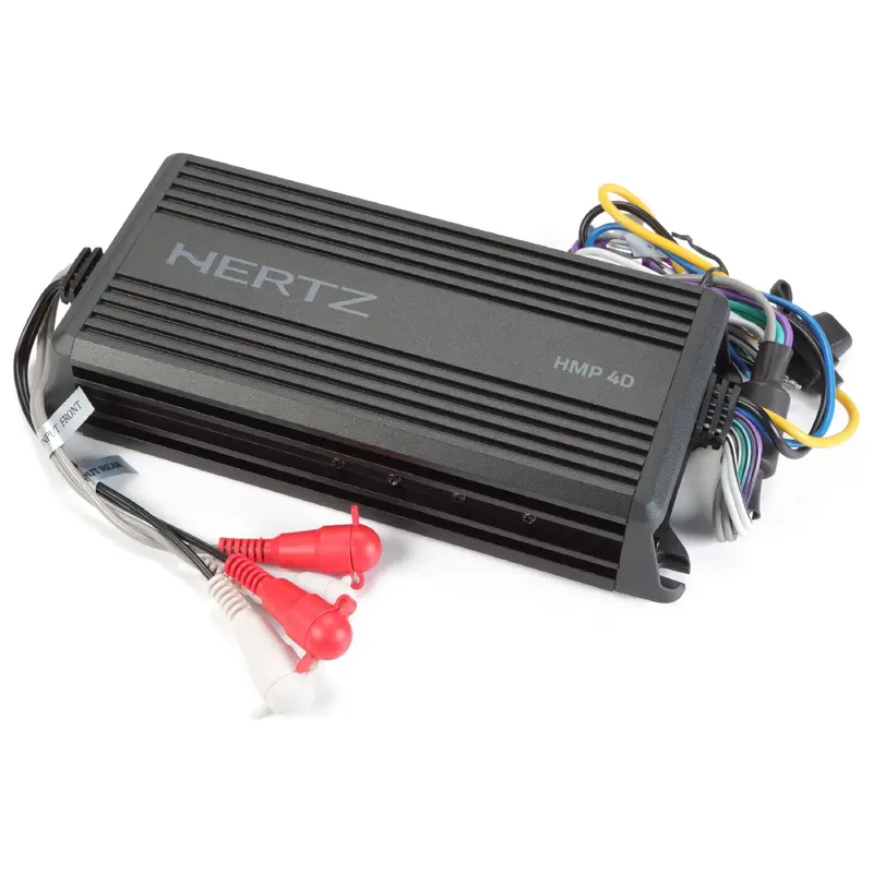 Hertz HMP 4D Class D Compact Chassis Marine and Powersports 4 Channel Amplifier
