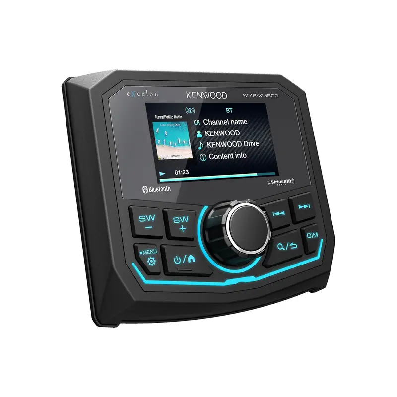 Kenwood Excelon KMR-XM500 Marine Digital Media Receiver with Built-in Bluetooth