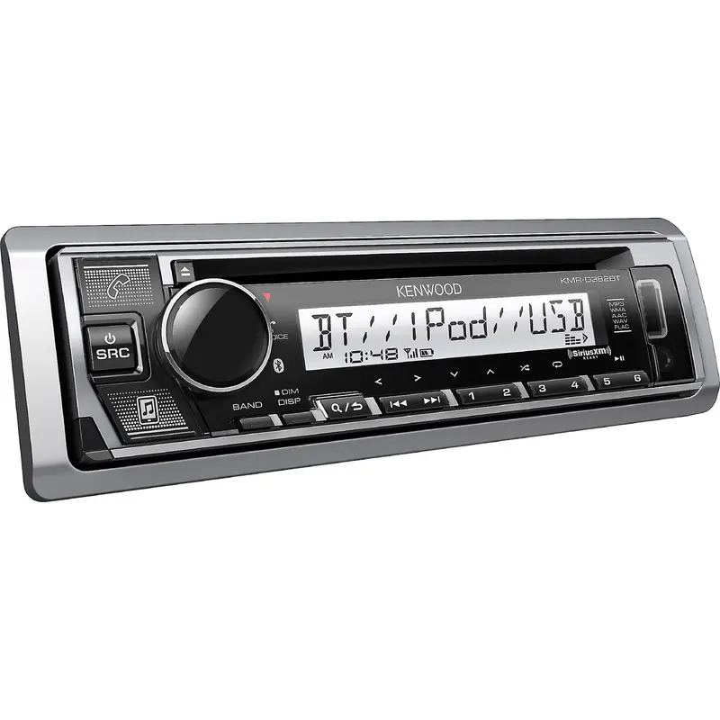 Kenwood KMR-D382BT Marine CD Receiver with Bluetooth