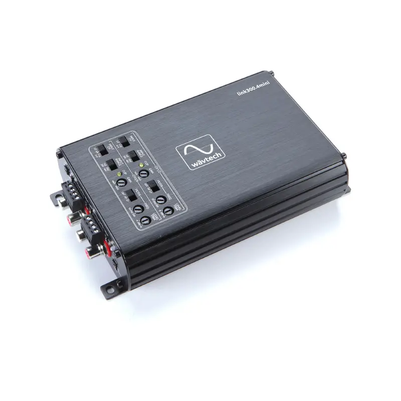 Wavtech link300.4mini Compact 300 Watt 4 Channel Amplifier