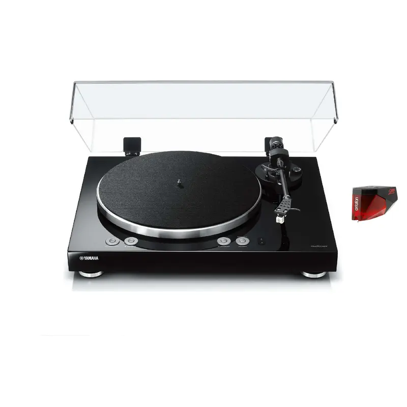 Yamaha TT-N503 MusicCast Vinyl 500 Wi-Fi Turntable with Ortofon 2M Red Phono Cartridge Bundle