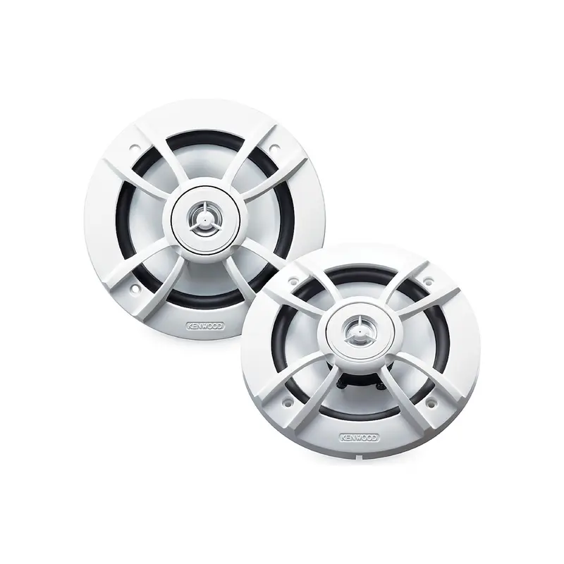 Kenwood KFC-1633MRW 6.5" 2-Way Marine Coaxial Speaker (Pair)