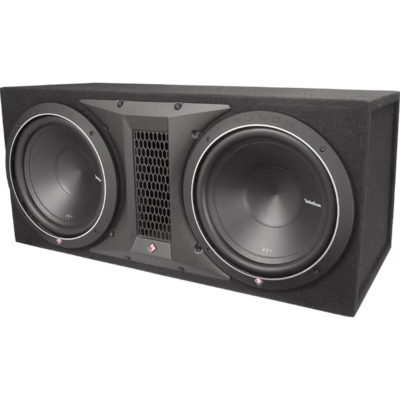 Rockford Fosgate P1-2X12 Punch Dual P1 12" Loaded Enclosure