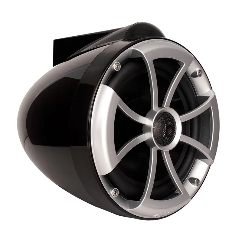 Wet Sounds ICON 8-B X V2 ICON Series 8" Black Tower Speaker with X Mount kit (Pair)