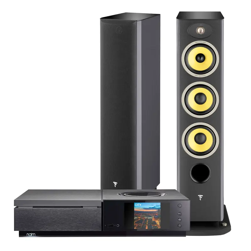 Focal Aria 926 K2 3-Way Floorstanding Speaker Pair and Naim Audio Uniti Star Bundle