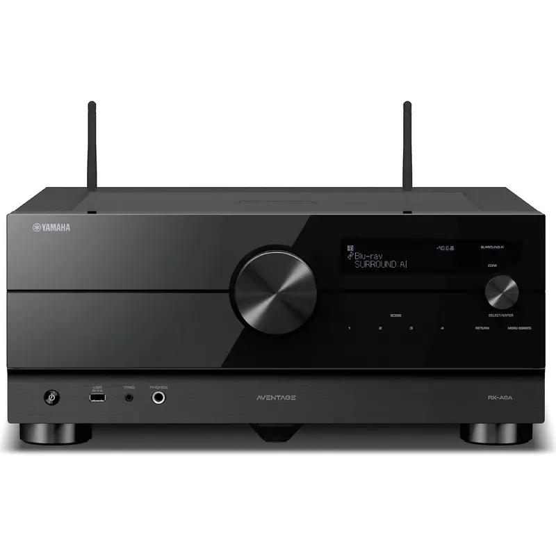 Yamaha RX-A6A Aventage 9.2-Channel AV Receiver with 8K HDMI and MusicCast Customer Return
