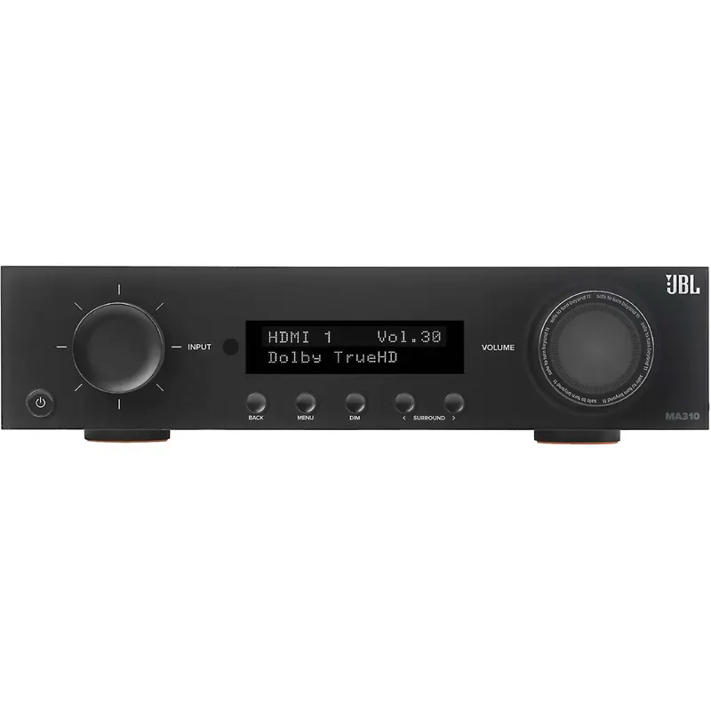 JBL MA310 5.2 Channel 4K A/V Receiver with Bluetooth Open Box