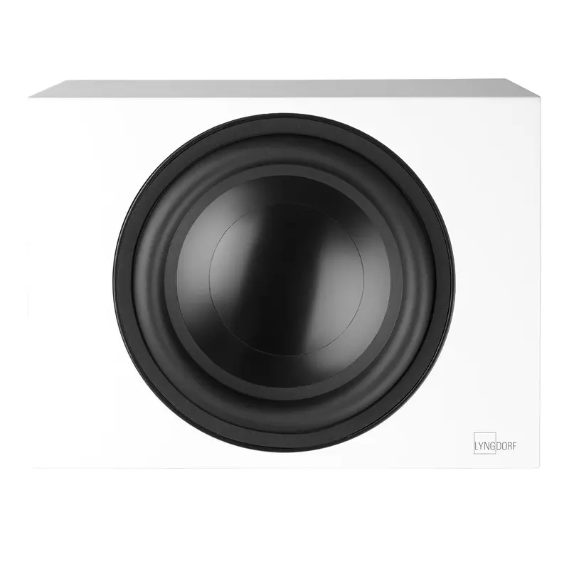 Lyngdorf Audio BW-3 8" Active Subwoofer - Each (White/Grey Grille)