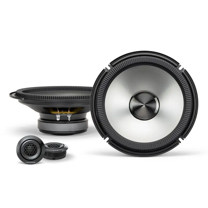 Alpine BRV-S80C 8" BassRev Component 2 Way Speaker Set