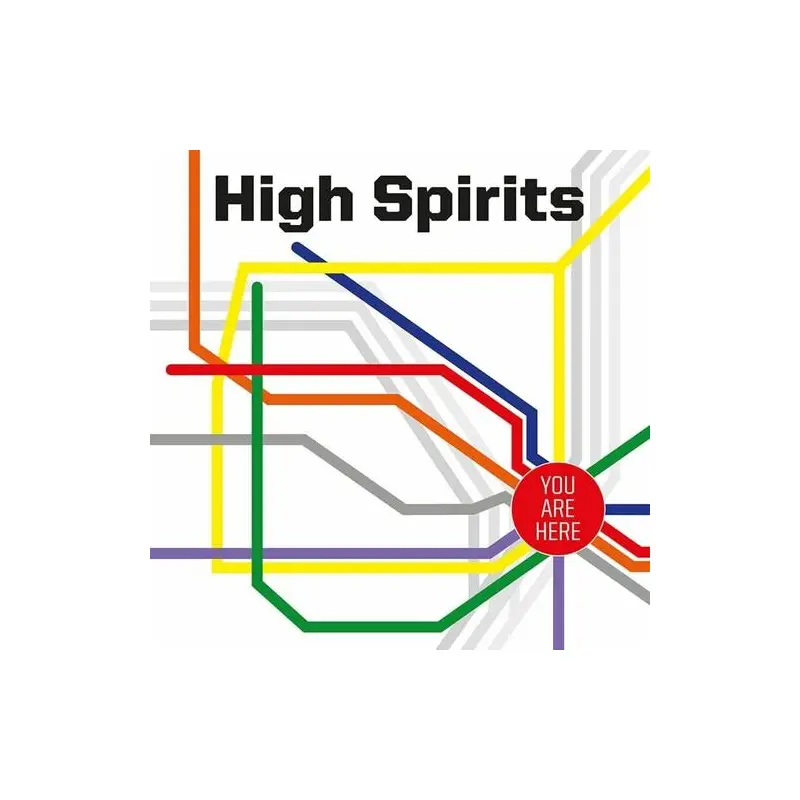 You Are Here - blue w/ white & red splatter - Vinyl LP