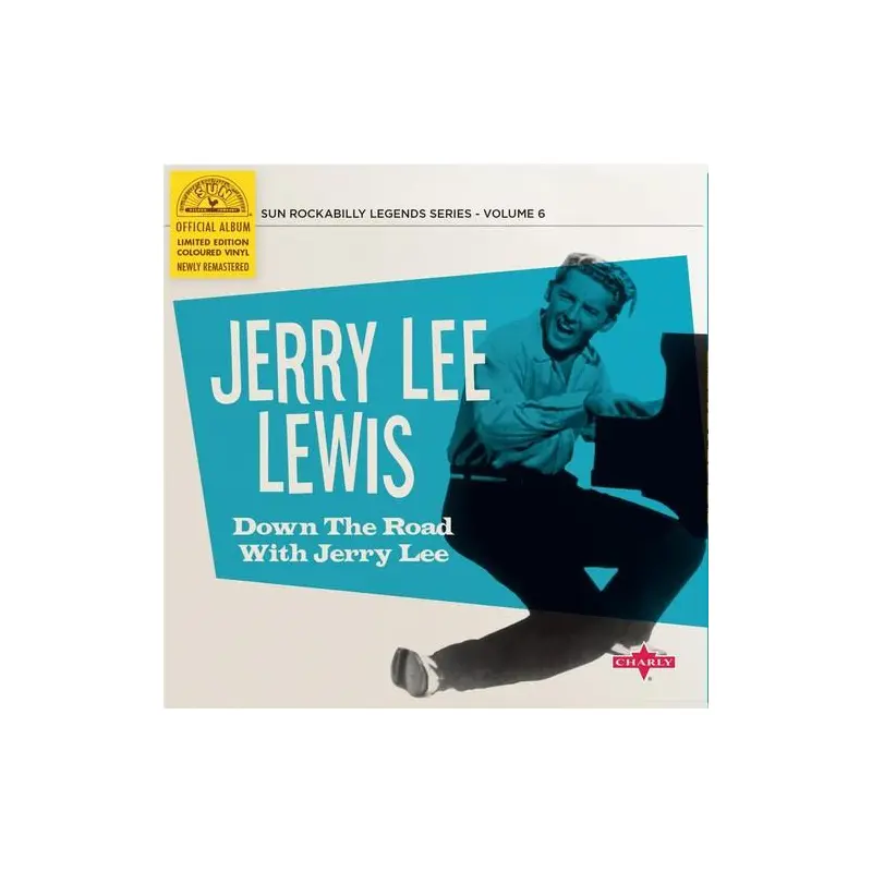 Down The Road With Jerry Lee - Limited Edition Vinyl LP (Blue)
