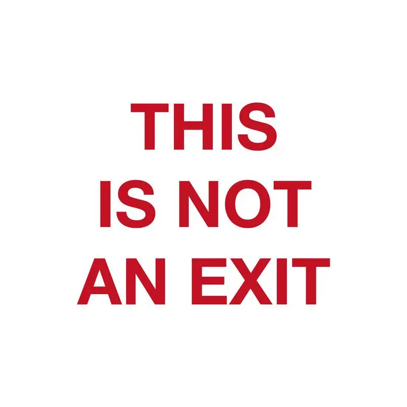 This Is Not An Exit - Translucent Blood Red - Vinyl LP (Red)