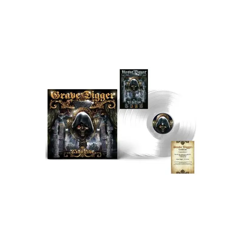 25 To Live - Crystal Clear - Vinyl LP