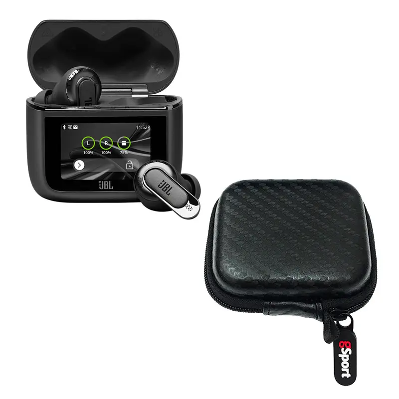 JBL TOUR Pro 3 Noise Cancelling True Wireless Earbud with gSport Case (Black)