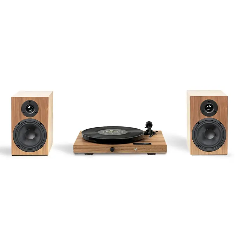 Pro-Ject Juke Box E1 HiFi Set with Ortofon OM 5E Cartridge (Walnut)