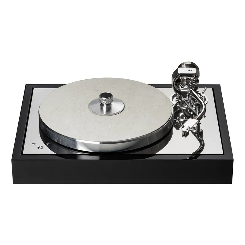 Pro-Ject The Classic Reference Balanced Turntable (Silver & Gloss Black)